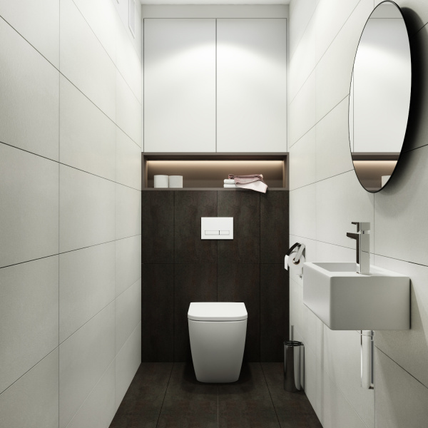 Комплект 2 в 1 Lavinia Boho Relfix 77030033, бачок скрытого монтажа, клавиша смыва