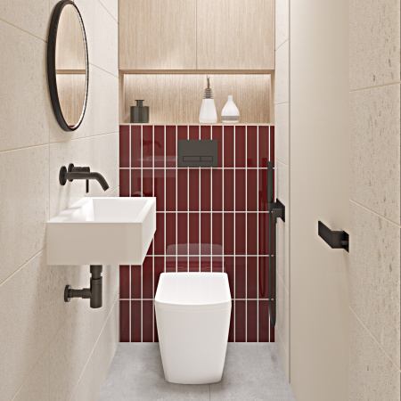 Комплект 2 в 1 Lavinia Boho Relfix 77030034, бачок скрытого монтажа, клавиша смыва