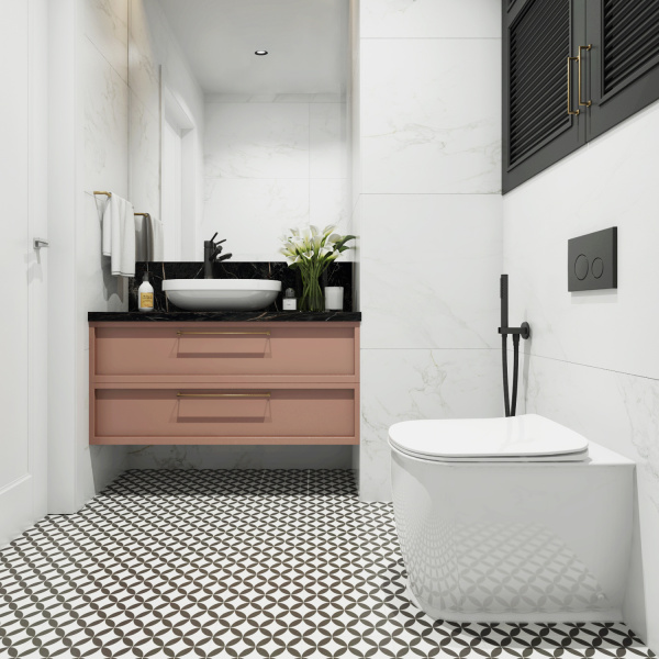 Комплект 2 в 1 Lavinia Boho Relfix 77030036, бачок скрытого монтажа, клавиша смыва