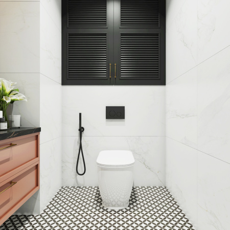 Комплект 3 в 1 Lavinia Boho Relfix 77030065, бачок скрытого монтажа, клавиша смыва, крепление, дозатор