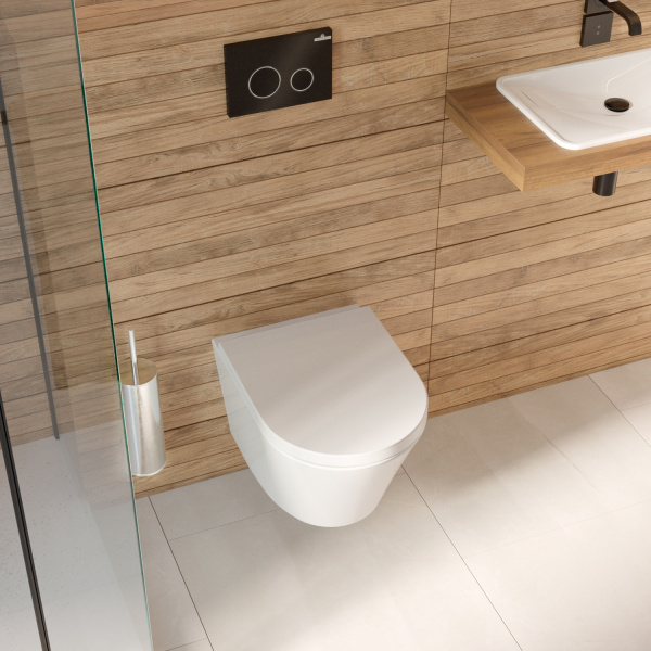 Комплект 5 в 1 Lavinia Boho Relfix 77020049, инсталляция, крепление, клавиша смыва, шумоизоляция, диспенсер