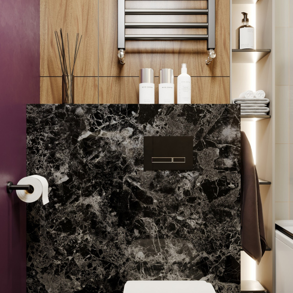 Комплект 5 в 1 Lavinia Boho Relfix 77020051, инсталляция, крепление, клавиша смыва, шумоизоляция, диспенсер