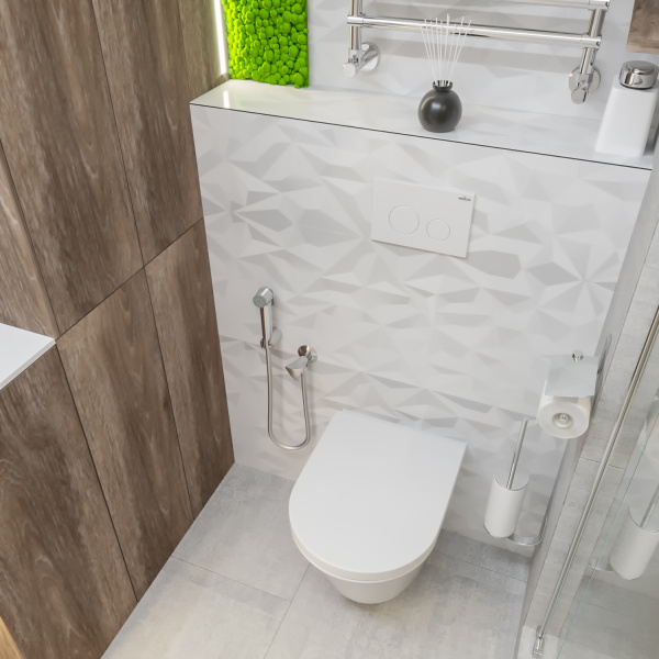 Комплект 5 в 1 Lavinia Boho Relfix 77020052, инсталляция, крепление, клавиша смыва, шумоизоляция, диспенсер