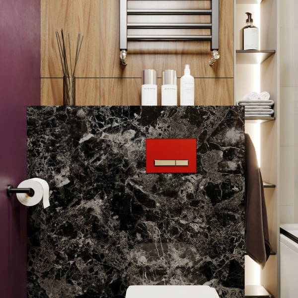 Комплект 5 в 1 Lavinia Boho Relfix 77020055, инсталляция, крепление, клавиша смыва, шумоизоляция, диспенсер