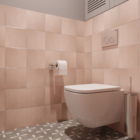 Комплект 6 в 1 Lavinia Boho One 75110050, премиум с каменной бело-серой клавишей, инсталляцией и унитазом