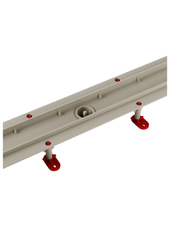 Трап линейный (душевой лоток) Vimarr A.0 517A38001050 800 мм с горизонтальным выходом D50 мм, с решеткой хром