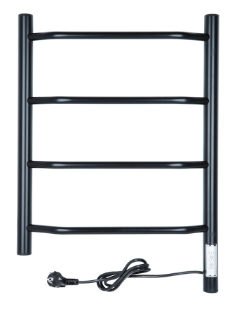 Электрический полотенцесушитель Vimarr Kaskad PSKDVMRKe46BL 400x600 (регулятор температуры, таймер), черный матовый