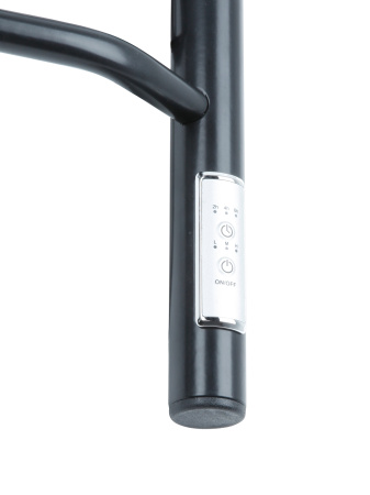 Электрический полотенцесушитель Vimarr Kaskad PSKDVMRKe56BL 500x600 (регулятор температуры, таймер), черный матовый