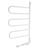 Электрический полотенцесушитель Vimarr Kaskad PSNkVMRKe4575W 450x750 поворотный с греющим кабелем, белый матовый