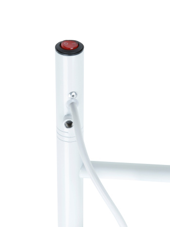 Электрический полотенцесушитель Vimarr Kaskad PSNkVMRKe4575W 450x750 поворотный с греющим кабелем, белый матовый