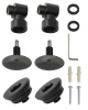 Водяной полотенцесушитель Vimarr Saturn PSBP70VMRS58BL 500x800 с полкой, с фитингами в комплекте, черный матовый Водяной полотенцесушитель Vimarr Saturn PSBP70VMRS58BL 500x800 с полкой, с фитингами в комплекте, черный матовый