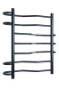 Водяной полотенцесушитель Vimarr Saturn PSBP14VMRS58BL 500x800, с фитингами в комплекте, черный матовый Водяной полотенцесушитель Vimarr Saturn PSBP14VMRS58BL 500x800, с фитингами в комплекте, черный матовый