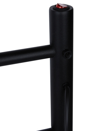 Полотенцесушитель электрический Vimarr Kaskad LNK-VMRKe56BM 500х600 лесенка, черный матовый (муар)