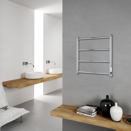 Полотенцесушитель электрический Vimarr Neo 04 520NEO0456102 500х600 хром, с диммером