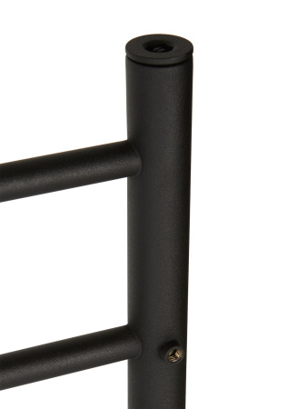 Полотенцесушитель водяной Vimarr Briz LNK-13VMRB51BM 500х1000 лесенка, с фитингами в комплекте, черный муар