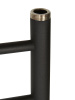 Полотенцесушитель водяной Vimarr Briz LNK-13VMRB51BM 500х1000 лесенка, с фитингами в комплекте, черный муар