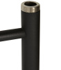 Полотенцесушитель водяной Vimarr Briz LNK-13VMRB58BM 500х800 лесенка, с фитингами в комплекте, черный матовый (муар)