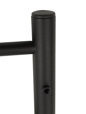 Полотенцесушитель электрический Vimarr Kaskad LNK-VMRKeT58BM 500х800 лесенка, с диммером, черный матовый (муар)