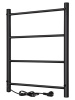 Полотенцесушитель электрический Vimarr Kaskad PSK-VMRKe56BL 500х600, черный матовый