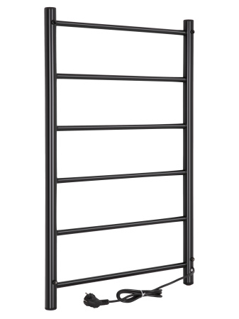 Полотенцесушитель электрический Vimarr Kaskad PSK-VMRKe58BL 500х800, черный матовый