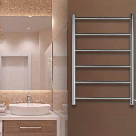 Полотенцесушитель электрический Vimarr Kaskad PSK-VMRKe58Cr 500х800 лесенка+металлический крепеж