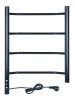 Электрический полотенцесушитель Vimarr Kaskad PSKDVMRKe46BL 400x600 (регулятор температуры, таймер), черный матовый