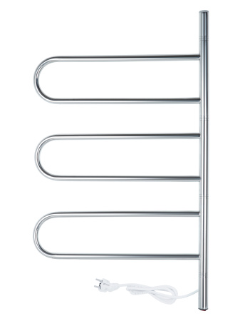 Электрический полотенцесушитель Vimarr Kaskad PSNkVMRKe4575Cr 450x750 поворотный с греющим кабелем, хром