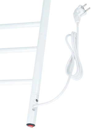 Электрический полотенцесушитель Vimarr Kaskad PSNkVMRKe4575W 450x750 поворотный с греющим кабелем, белый матовый