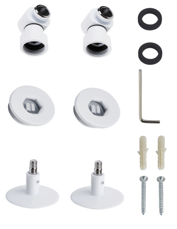 Полотенцесушитель водяной Vimarr Saturn Mega PSV-LM70VMRS58W 500х800 лесенка, белый матовый