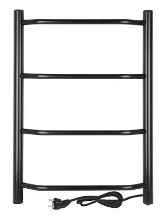Полотенцесушитель электрический Vimarr Kaskad Mega LM-PSKkVMRKe46BL 400х600 лесенка, черный матовый