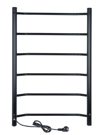 Полотенцесушитель электрический Vimarr Kaskad Mega LM-PSKkVMRKe58BL 500х800 лесенка, черный матовый