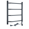 Электрический полотенцесушитель Vimarr Kaskad PSKDVMRKe46BL 400x600 (регулятор температуры, таймер), черный матовый