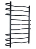 Водяной полотенцесушитель Vimarr Saturn PSBP14VMRS51BL 500x1000, с фитингами в комплекте, черный матовый