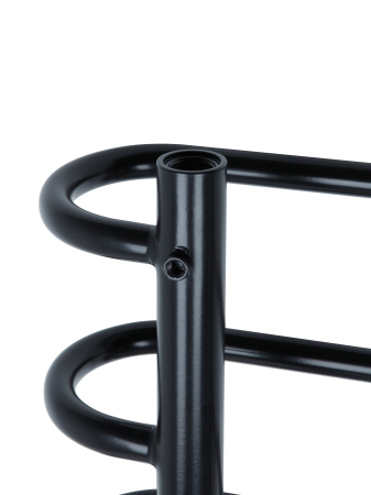 Водяной полотенцесушитель Vimarr Saturn PSBP14VMRS51BL 500x1000, с фитингами в комплекте, черный матовый