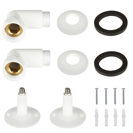 Полотенцесушитель водяной Vimarr Briz Mega LNK-LM13VMRB58W 500х800 лесенка, белый