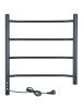 Полотенцесушитель электрический Vimarr Kaskad Mega LM-PSKDVMRKe56BL 500х600 лесенка, черный матовый