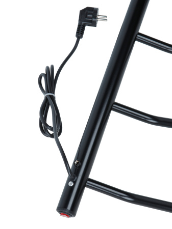 Полотенцесушитель электрический Vimarr Kaskad Mega LM-PSKkVMRKe58BL 500х800 лесенка, черный матовый Полотенцесушитель электрический Vimarr Kaskad Mega LM-PSKkVMRKe58BL 500х800 лесенка, черный матовый