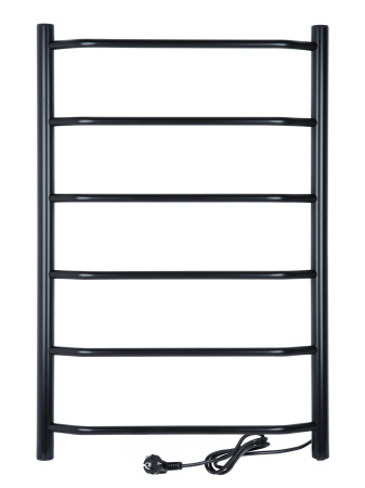 Полотенцесушитель электрический Vimarr Kaskad Mega LM-PSKkVMRKe58BL 500х800 лесенка, черный матовый Полотенцесушитель электрический Vimarr Kaskad Mega LM-PSKkVMRKe58BL 500х800 лесенка, черный матовый