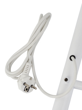 Полотенцесушитель электрический Vimarr Kaskad Mega LNK-LMVMRKeT46W 400х600 лесенка, с термостатом и скрытым подключением, белый