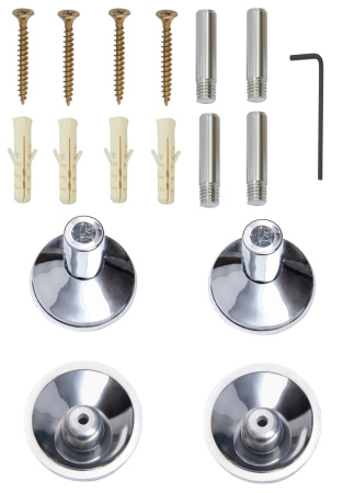 Полотенцесушитель электрический Vimarr Kaskad Mega PSK-LMVMRKe58Cr 500х800 лесенка, хром