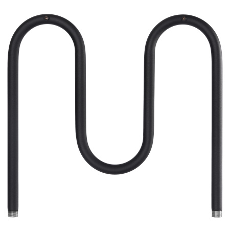 Полотенцесушитель водяной Vimarr 02 5200010255300 500х500 черный, с полкой