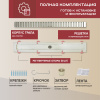 Трап линейный (душевой лоток) Vimarr D.0 517D41001050 1000 мм с вертикальным выходом D50 мм, с решеткой хром