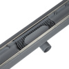 Трап линейный (душевой лоток) Vimarr WD-2 516WD236011040 600 мм с рамкой из нержавеющей стали, с горизонтальным выходом D40/50 мм, с решеткой под плитку (перевертыш)
