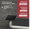 Трап квадратный душевой Vimarr H-1 515WH141013050 10х10 см черный с рамкой из нержавеющей стали, с вертикальным выходом D50 мм, решетка черная