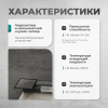 Трап квадратный душевой Bejert C-2 B715C215-13050-3 15х15 см черный с рамкой из нержавеющей стали, с горизонтальным выходом D50 мм, решетка под плитку (перевертыш), черная