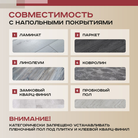 Теплый пол Vimarr L 550L-XICA110-0.5-01 0.5 м2 110 Вт с белым механическим терморегулятором